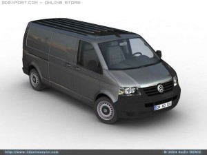vw transporter van 3D 모델