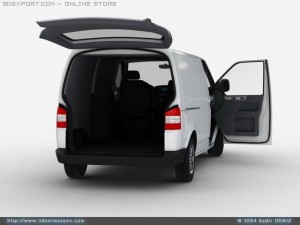 vw transporter van 3D 모델