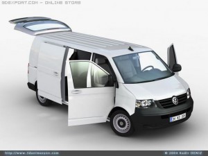 vw transporter van 3D 모델