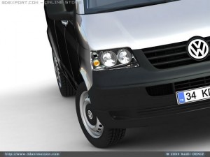 vw transporter van 3D 모델