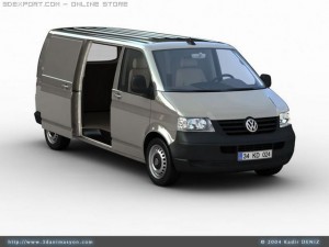 vw transporter van 3D 모델