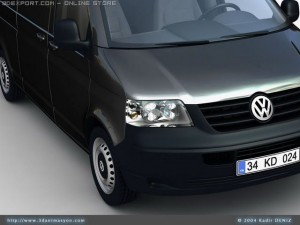 vw transporter van 3D 모델
