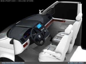 vw transporter van 3D 모델