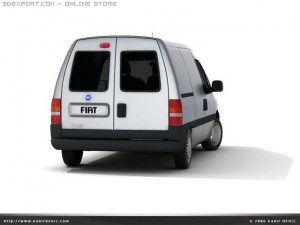 fiat scudo 3D 모델