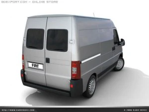 fiat ducato pack 3 models 3D Model