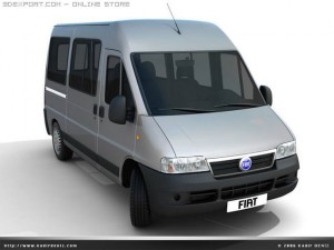 fiat ducato pack (3 models) 3D Model