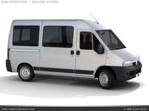 fiat ducato pack 3 models 3D Model