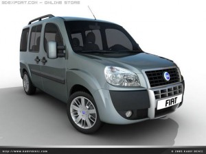 fiat doblo premio 3D Model