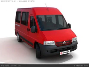 citroen jumper pack 3 models 3D Model