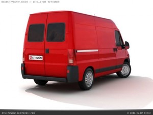 citroen jumper pack 3 models 3D Model