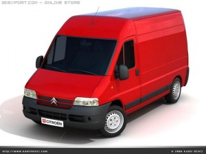 citroen jumper pack 3 models 3D Model