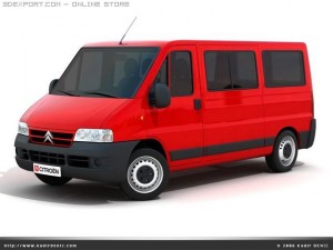 citroen jumper pack 3 models 3D Model