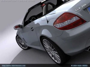 mercedes slk 3D Model