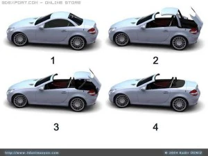 mercedes slk 3D Model
