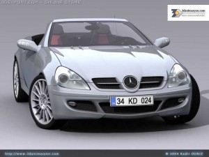mercedes slk 3Dモデル