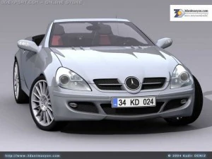 mercedes slk 3D Model