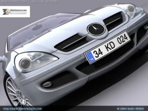 mercedes slk 3D Model