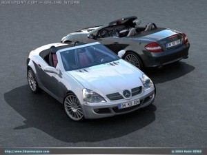 mercedes slk 3Dモデル