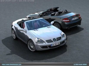 mercedes slk 3D Model