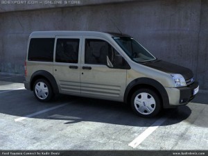 transit connect 2007 3D 模型