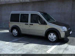 transit connect 2007 3D Model