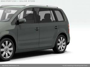 vw touran3 3D Model