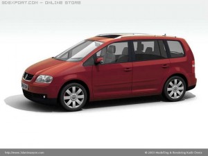 vw touran3 3D Model