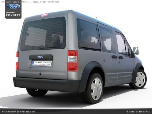 transit connect2 Modello 3D