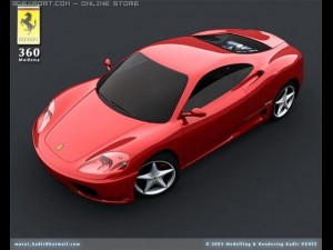 ferrari f360 modena Model 3D
