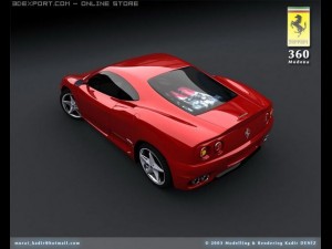 ferrari f360 modena 3D 模型