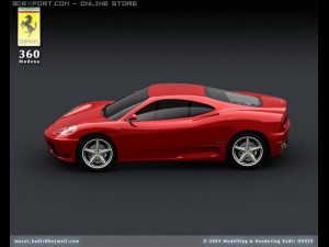 ferrari f360 modena 3D 模型