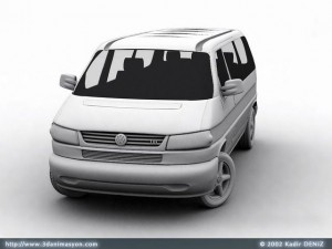 vw transporter_3 3D Model
