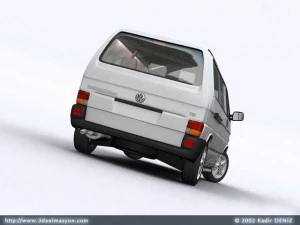 vw transporter 3 3D Model
