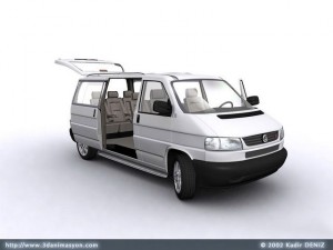 vw transporter_3 3D Model