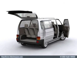 vw transporter 3 3D Model