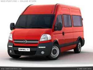 opel moveno Modelo 3D