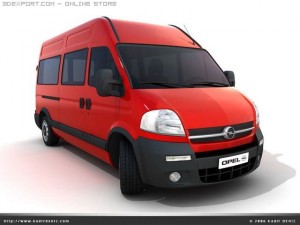 opel movano Model 3D