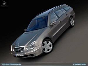 mercedes e series sw kombi 3D 模型