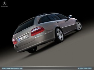 mercedes e series sw kombi 3D 模型