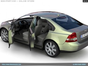 volvo s40 3D 모델