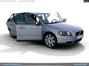 volvo s40 3D 모델