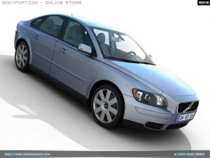 volvo s40 3D 모델