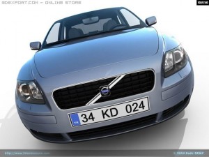 volvo s40 3D 모델