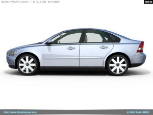 volvo s40 3D 모델