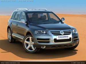 vw touareg Model 3D