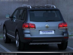 vw touareg Model 3D