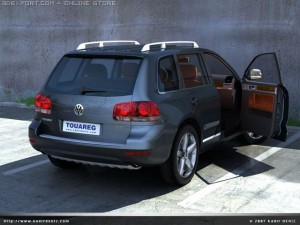 vw touareg Model 3D