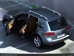 vw touareg Model 3D
