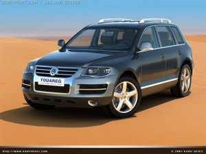 vw touareg Model 3D