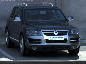 vw touareg Model 3D